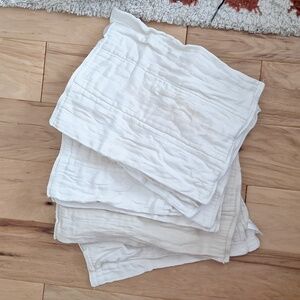 9 unbleached cotton prefolds by humble bebe